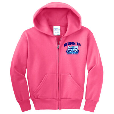 Youth | Essential Fleece Full-Zip Hooded Sweatshirt Thumbnail